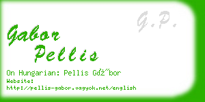 gabor pellis business card